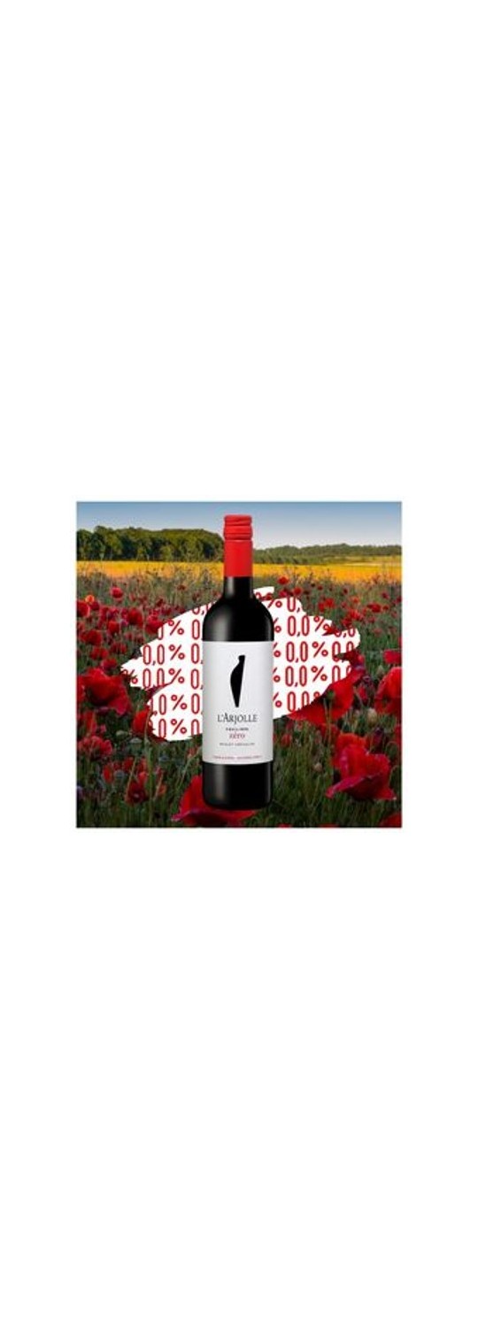 Vin sans alcool - Domaine de l'Arjolle Equilibre Zero Rouge