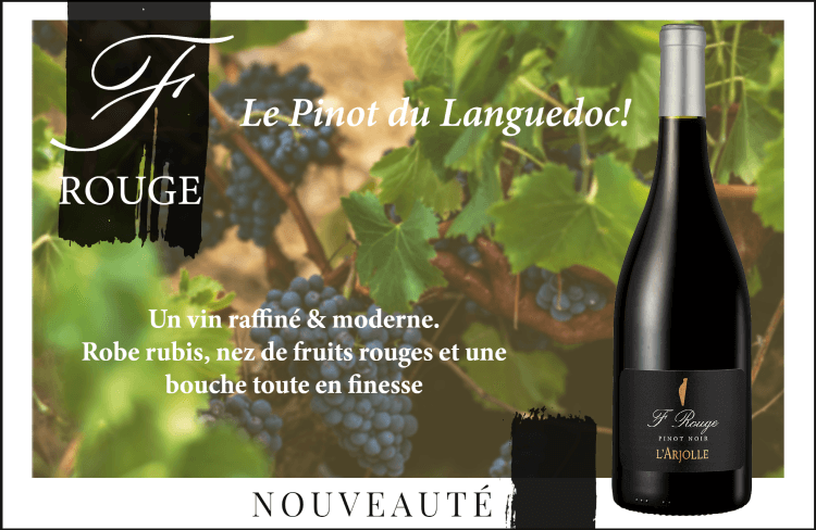 Le F Rouge Pinot est arrivé